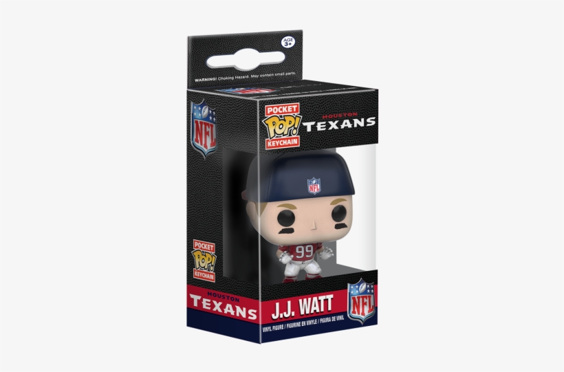 Funko Nfl J.j. Watt Pocket Pop! Vinyl Key Chain, transparent png download