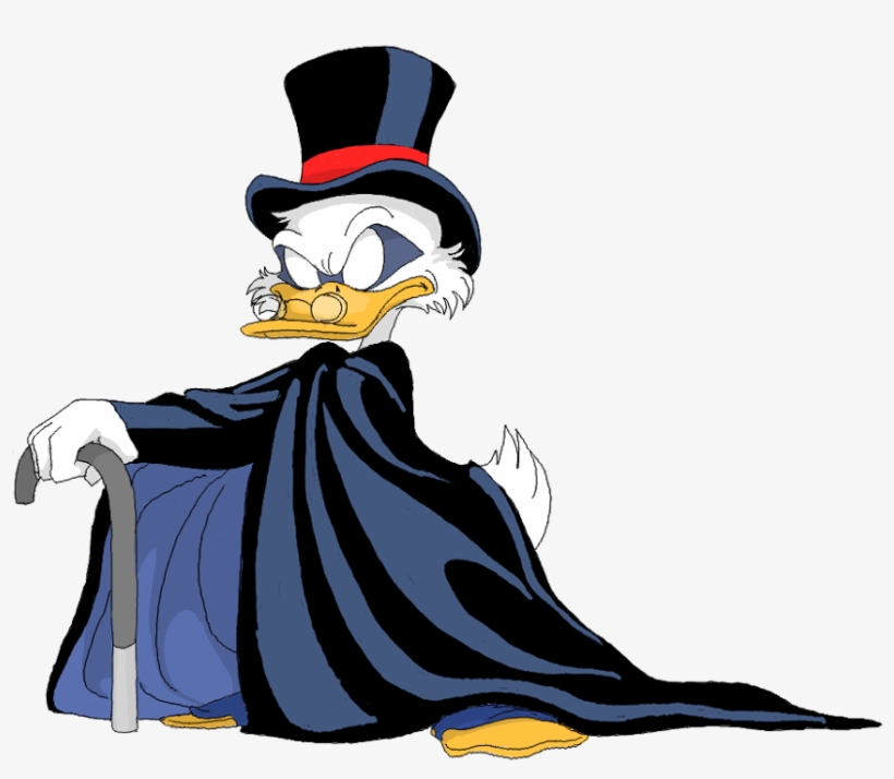 The Masked Topper - Scrooge Mcduck Superhero, transparent png download