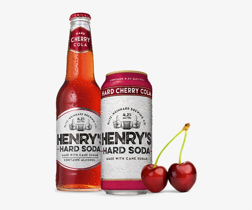 Henry Hard Soda Cherry Cola - Henry's Hard Soda Cherry Cola, transparent png download