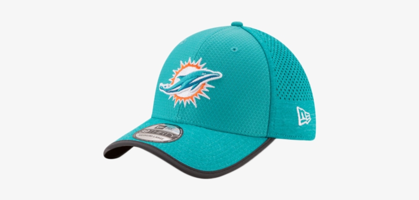 Miami Dolphins Official Training 39thirty Hat - New Era Miami Dolphins Aqua 2017 Sideline Official, transparent png download