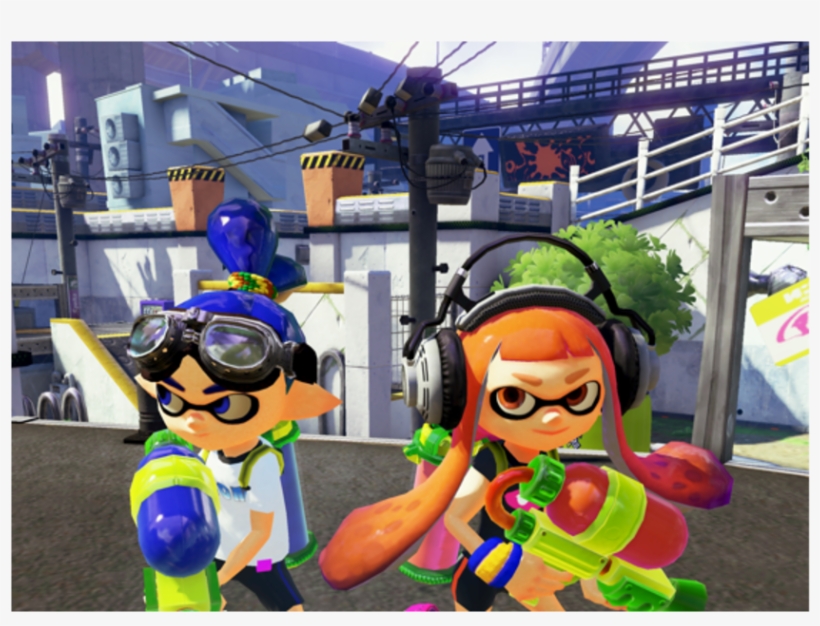 Splatoon Was Nearly A Mario Game - Splatoon Splatoon [wii U], transparent png download