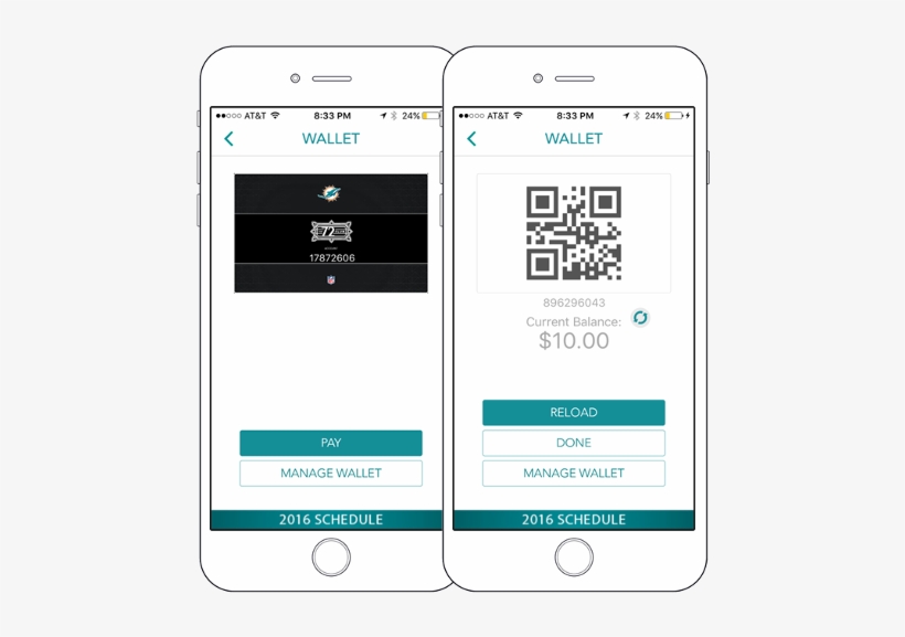 A Driveway To Driveway Mobile Experience - Miami Dolphins Mobile Tickets, transparent png download