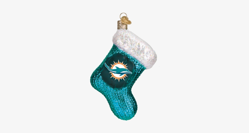 Miami Dolphins Stocking Ornament - Minnesota Vikings Stocking Ornament, transparent png download