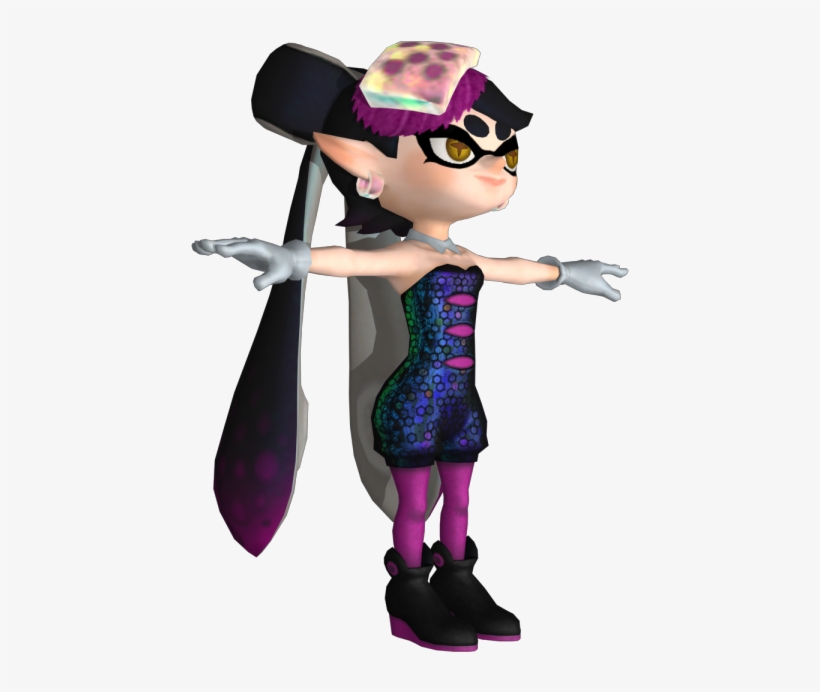 Download Zip Archive - Splatoon Callie T Pose, transparent png download