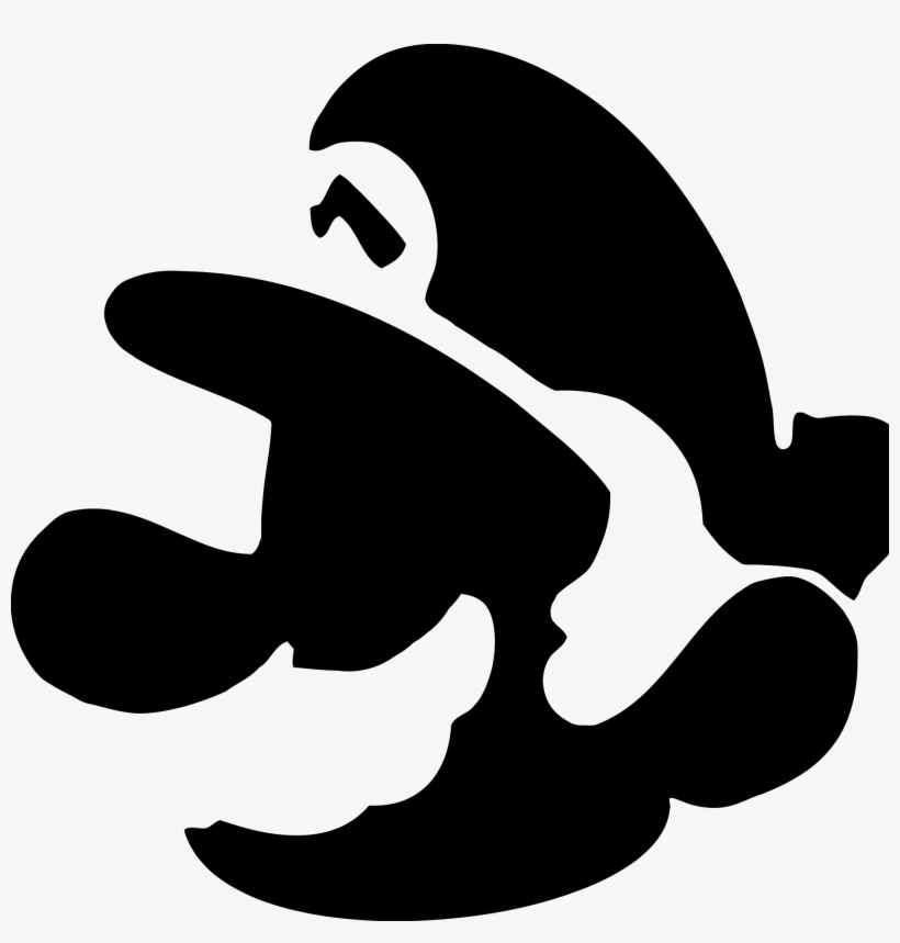 Stencil De Mario Bros, transparent png download
