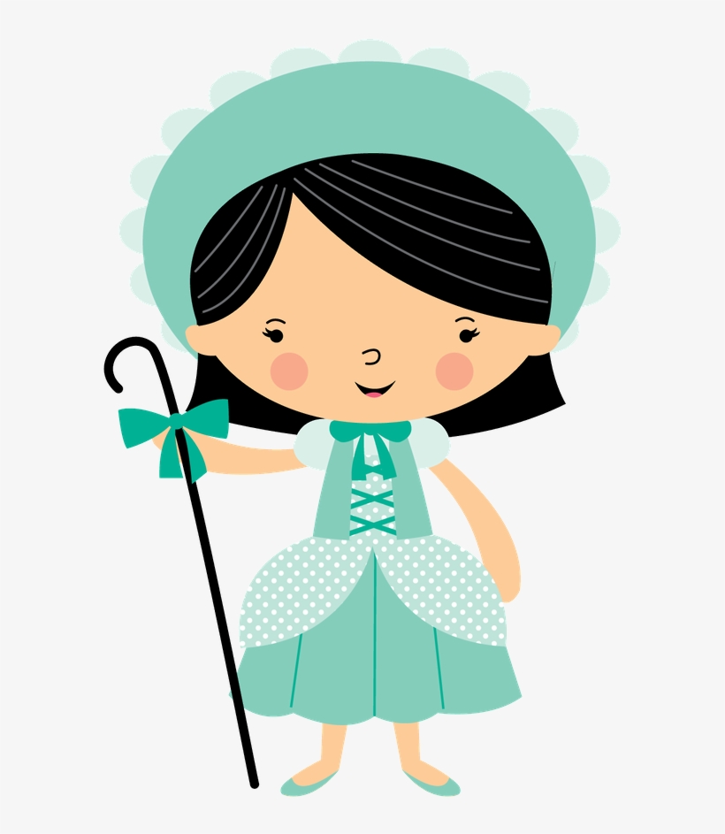 Little Bo Peep And Her Sheep - Mary Had A Little Lamb Clipart