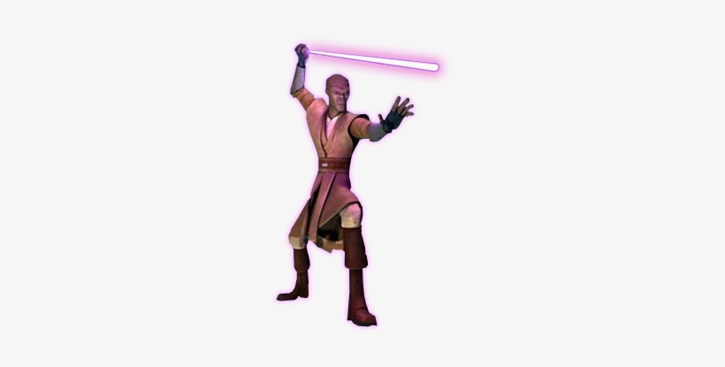 Mace Windu - Star Wars Clone Wars Peel And Stick Wall Applique, transparent png download