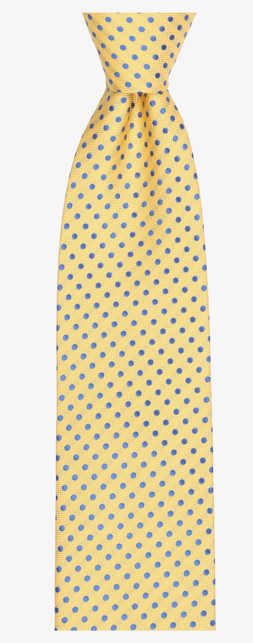 Ceo Made In Italy Tie In Yellow Dot - Faldas De Bolas, transparent png download