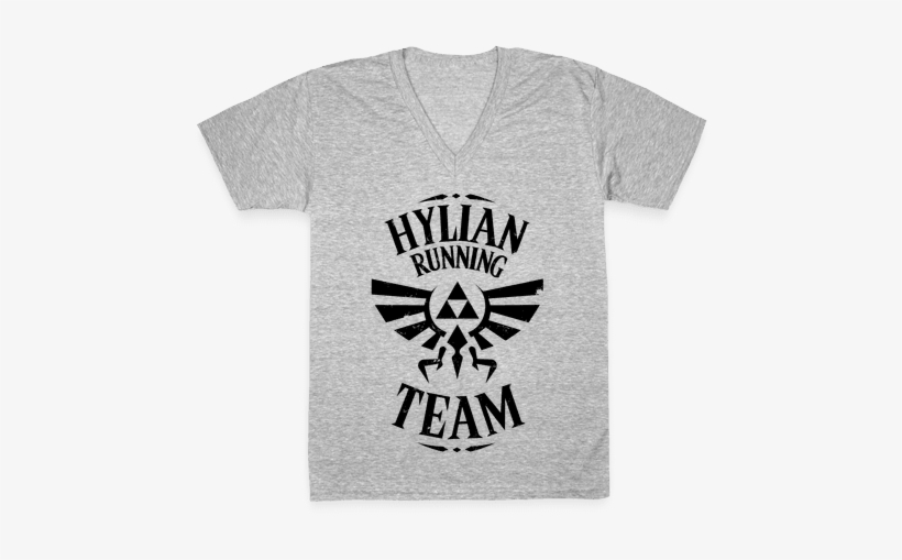 Hylian Running Team V-neck Tee Shirt - Puppy Bowl Shirt, transparent png download
