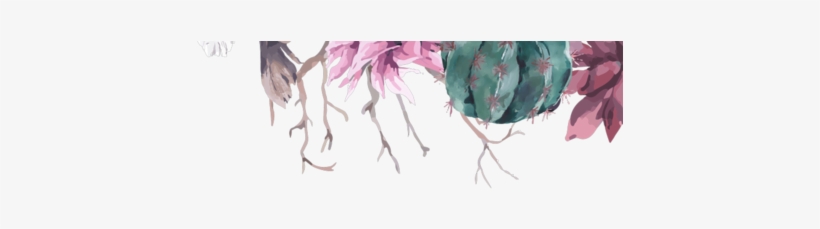 Wreath Sheet In Cactus Boho Fabric By Hudsondesigncompany - Textile, transparent png download