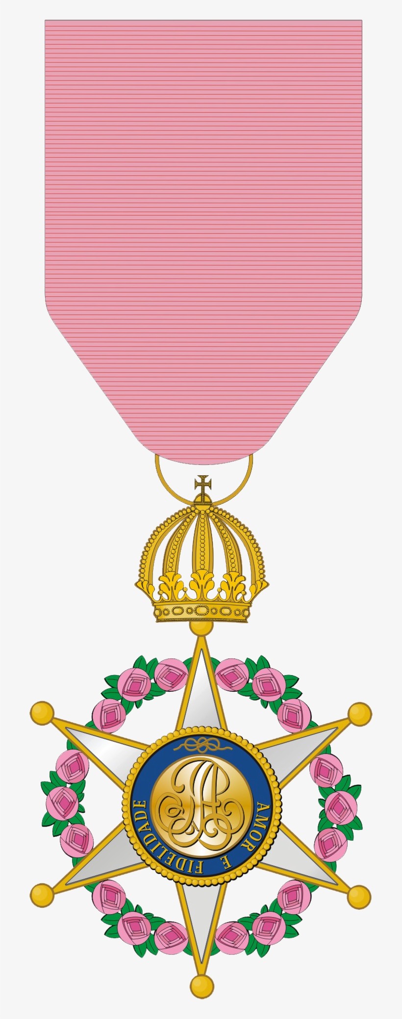 Medalha Oficial Ordem Da Rosa - Imperial Ordem Da Rosa, transparent png download