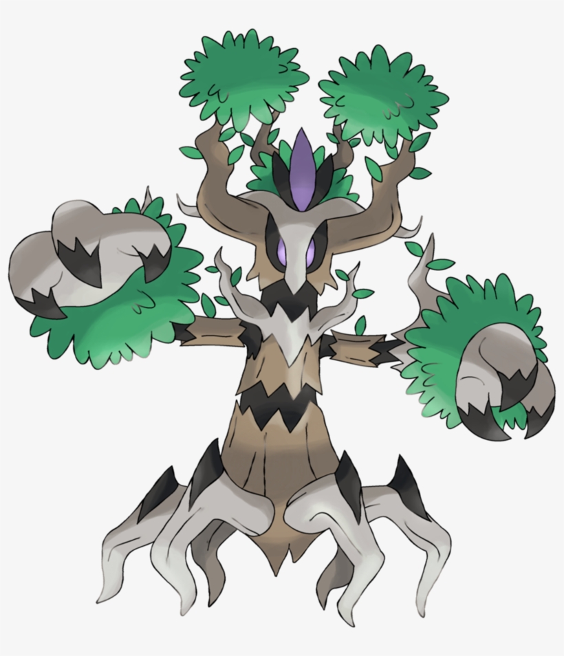Jirachi/zekrom/sigilyph - - Pokemon Trevenant Evolution Transparent PNG