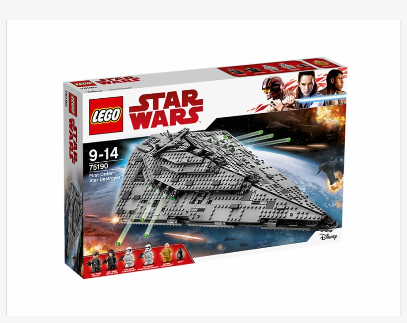 Lego Star Wars 75190 The Last Jedi First Order Star - Lego 75190 - First Order Star Destroyer, transparent png download