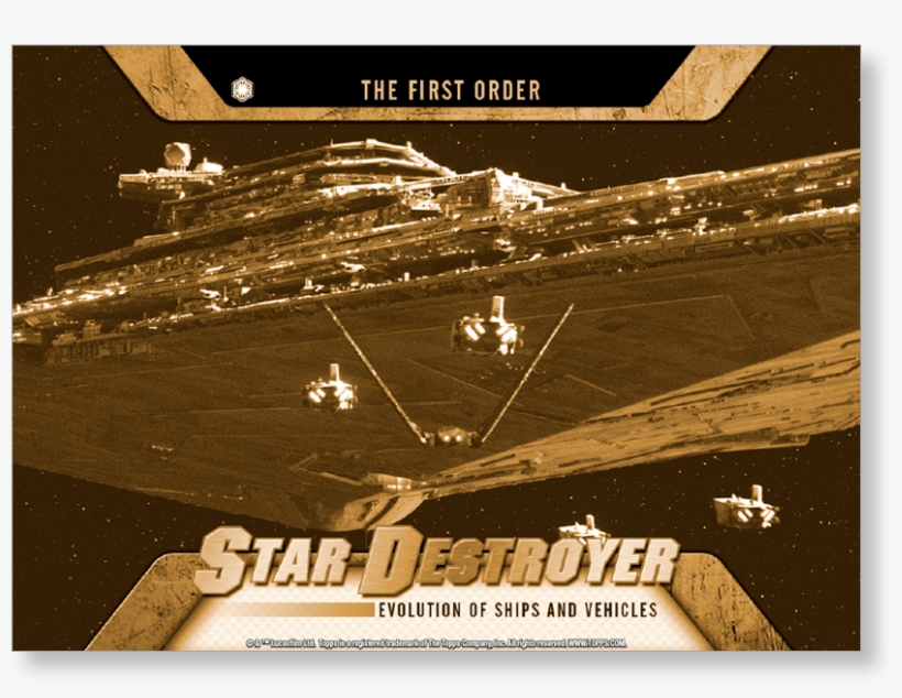 2016 Star Wars Evolution Star Destroyer Evolution Of - Star Wars, transparent png download