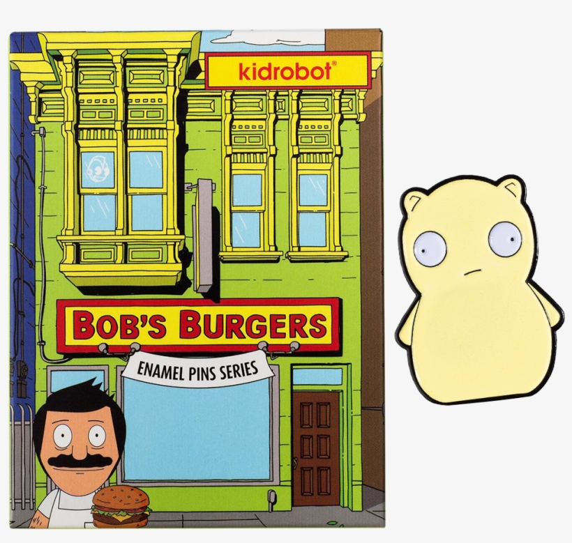 Blind Box Enamel Pin - Bob's Burgers - Kidrobot Mini Figure, transparent png download