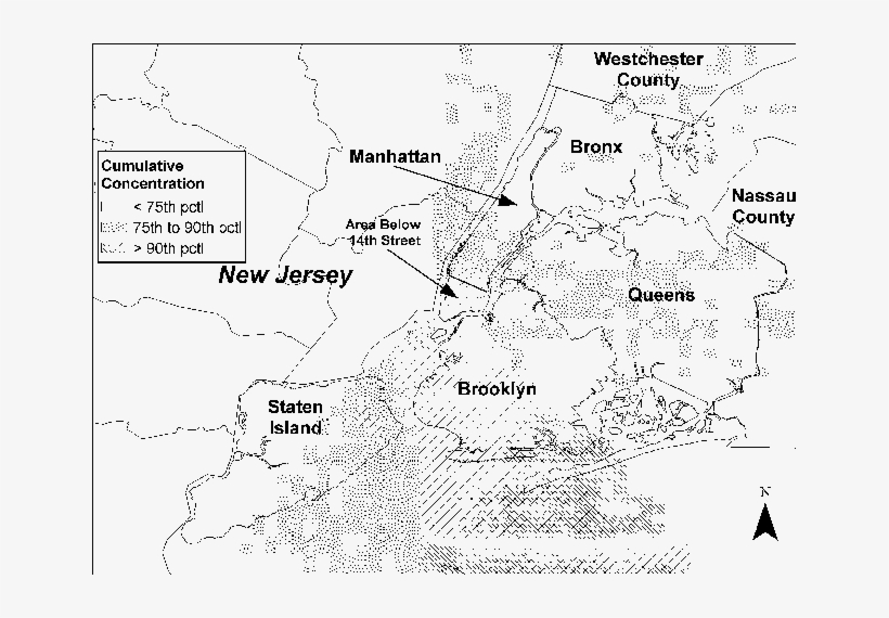 Residential Cumulative Particulate Matter Concentrations - Map, transparent png download