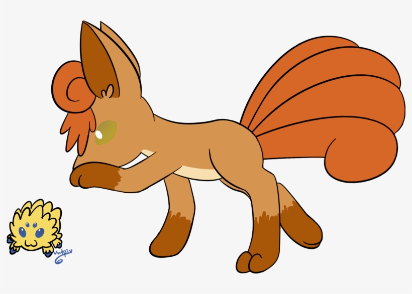 Vulpix Daily On Twitter - Cartoon, transparent png download