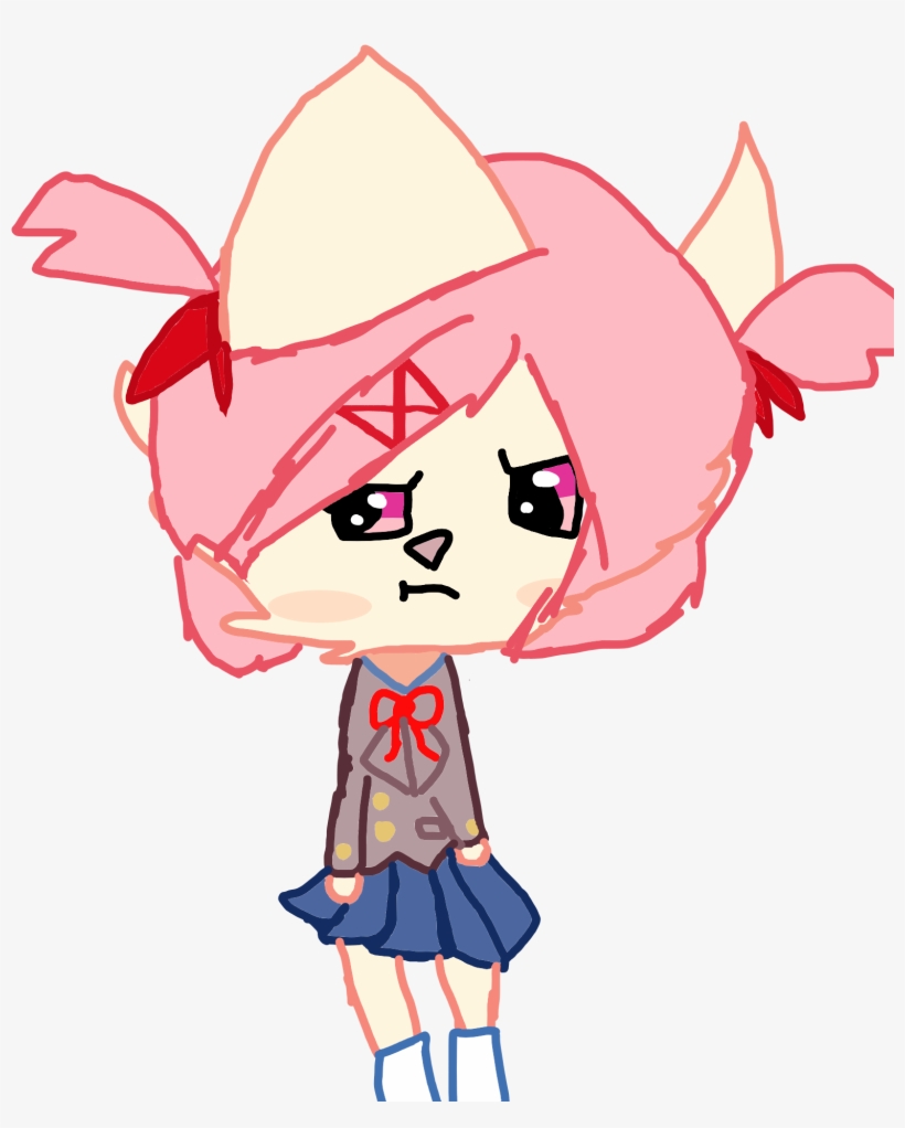Natsuki - Cartoon, transparent png download