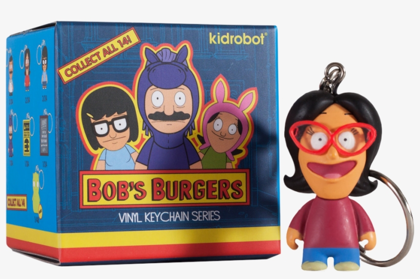 Blind Box Vinyl Keychain - Bob's Burgers Keychain Kidrobot, transparent png download