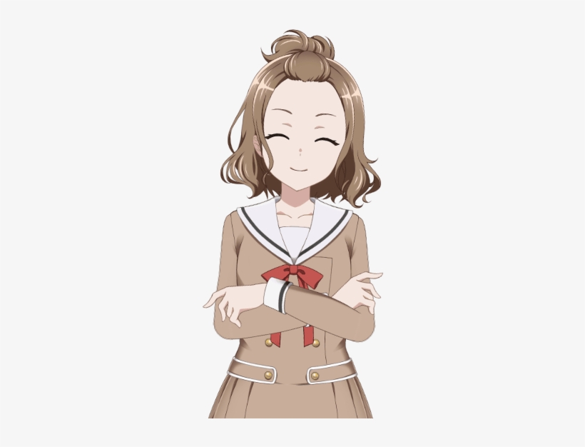 Natsuki Umino - School Uniform - Costume - Bandori - Cartoon, transparent png download