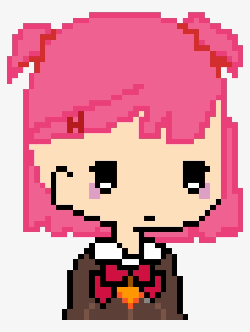 Doki Doki - Natsuki - Cartoon, transparent png download