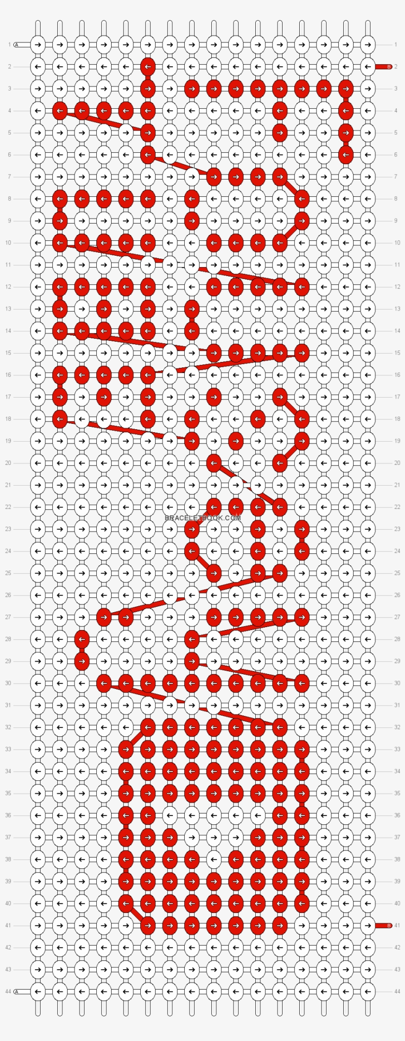 Alpha Pattern - Friendship Bracelet, transparent png download