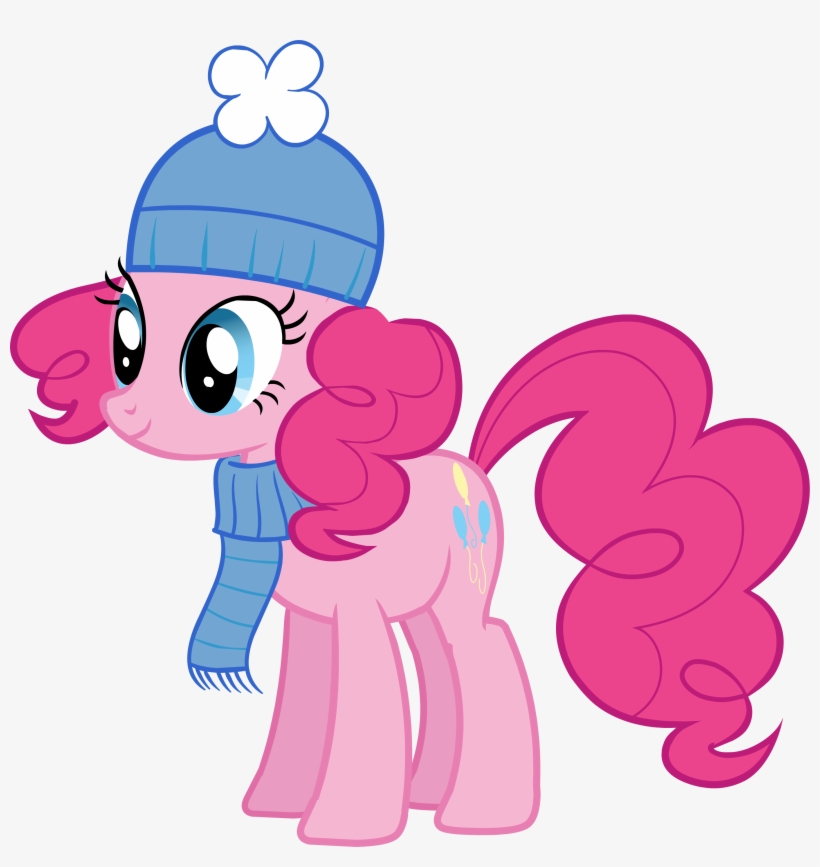 Pinkie Pie Hearth's Warming Eve Card Creator - My Little Pony Pinkie Pie Winter, transparent png download