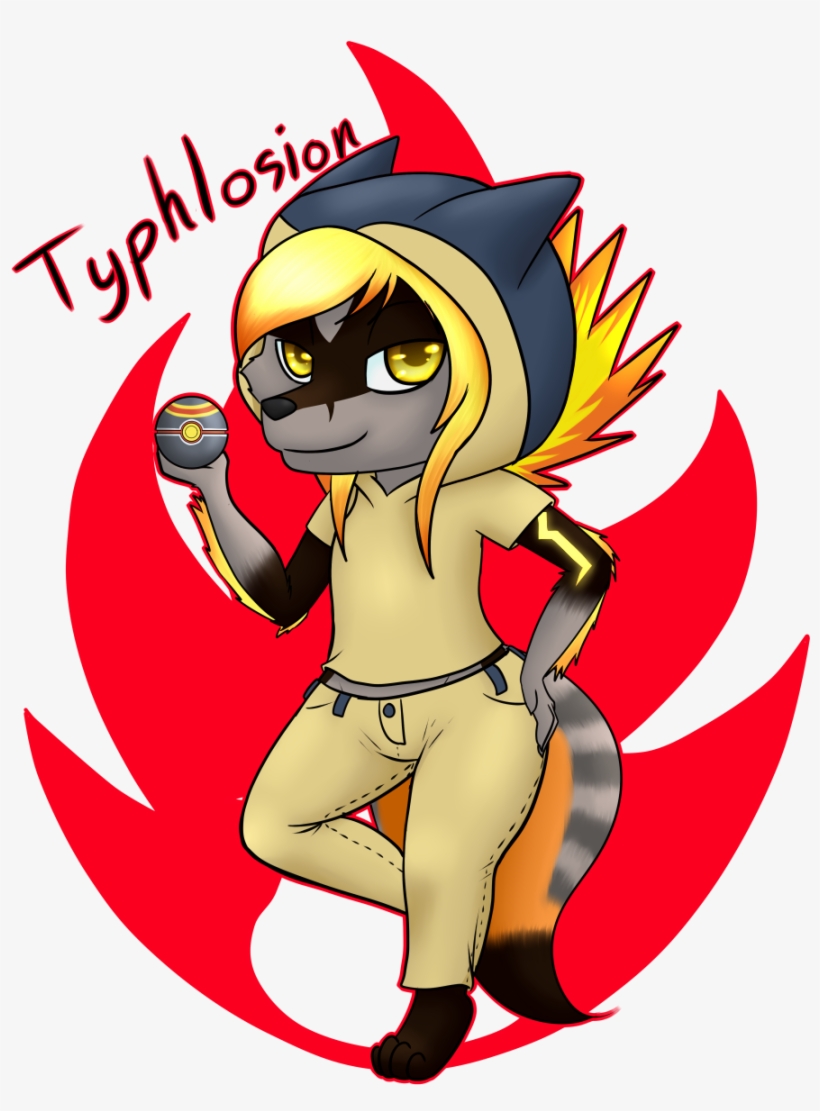 Pyrolefox Typhlosion - Cartoon, transparent png download