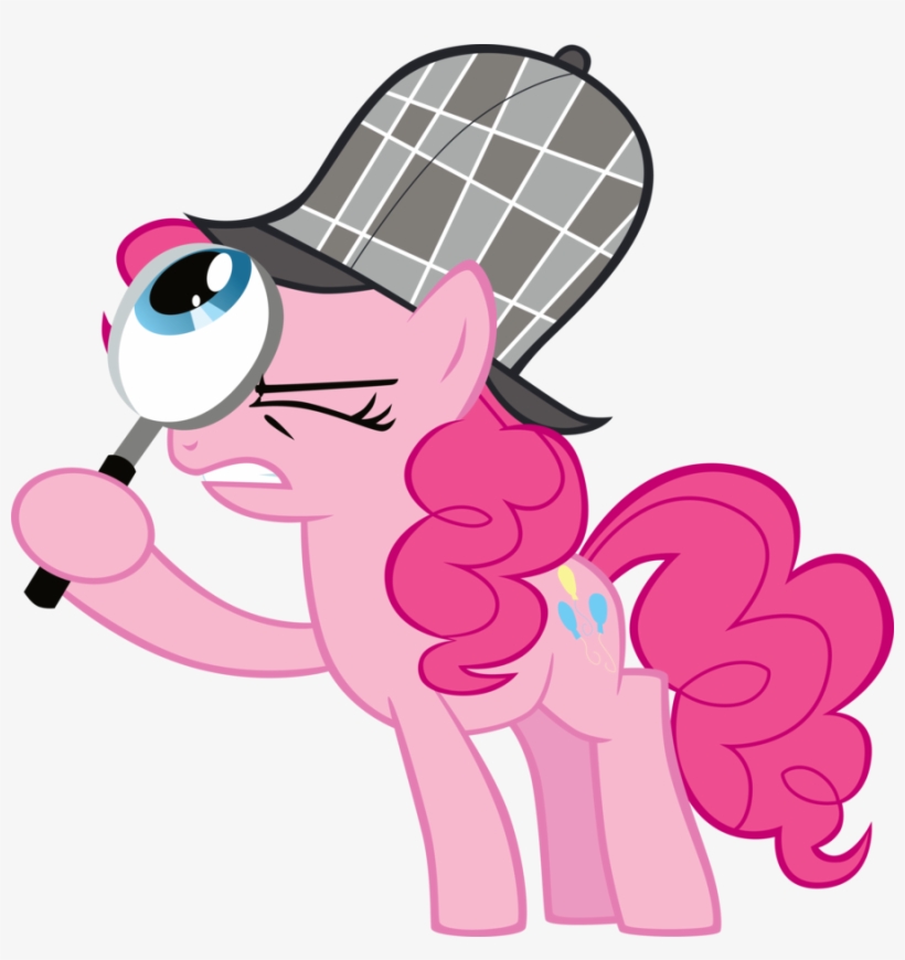 Detective Pinkie Pie By Pdpie-d4vca9c - My Little Pony Detective, transparent png download