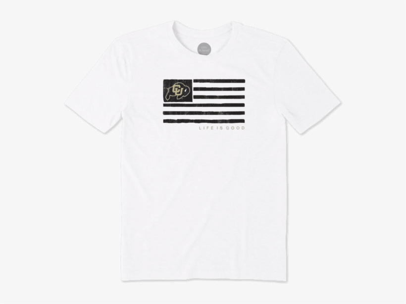 Men's Colorado Buffaloes Team Flag Cool Tee - Villanova Life Is Good, transparent png download