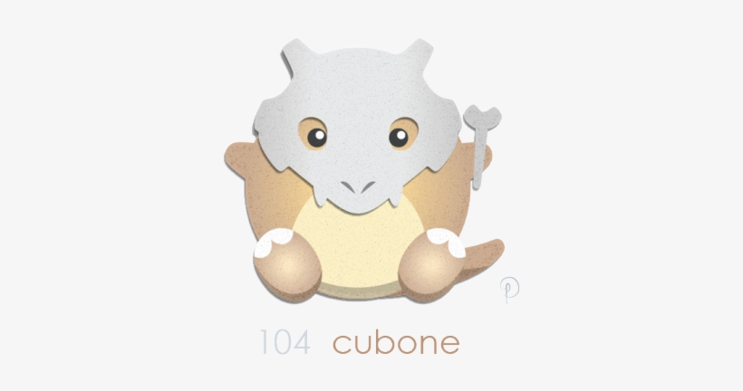 Cubone-bone Bone - Cartoon, transparent png download