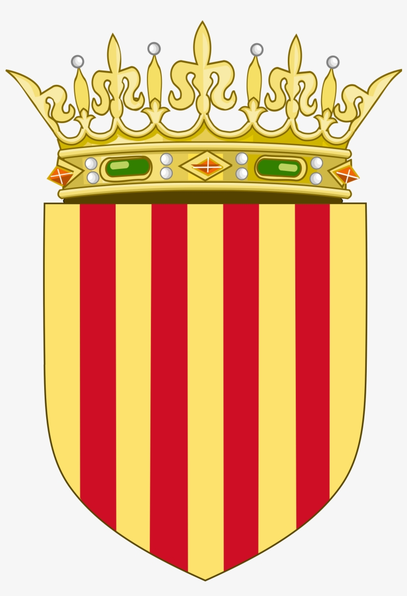 Crown Of Aragon - Mallorca Coat Of Arms, transparent png download