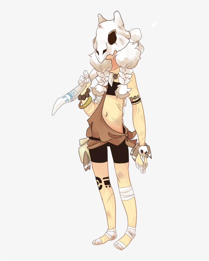 Gijinka-dex Cubone - Marowak Gijinka Male, transparent png download
