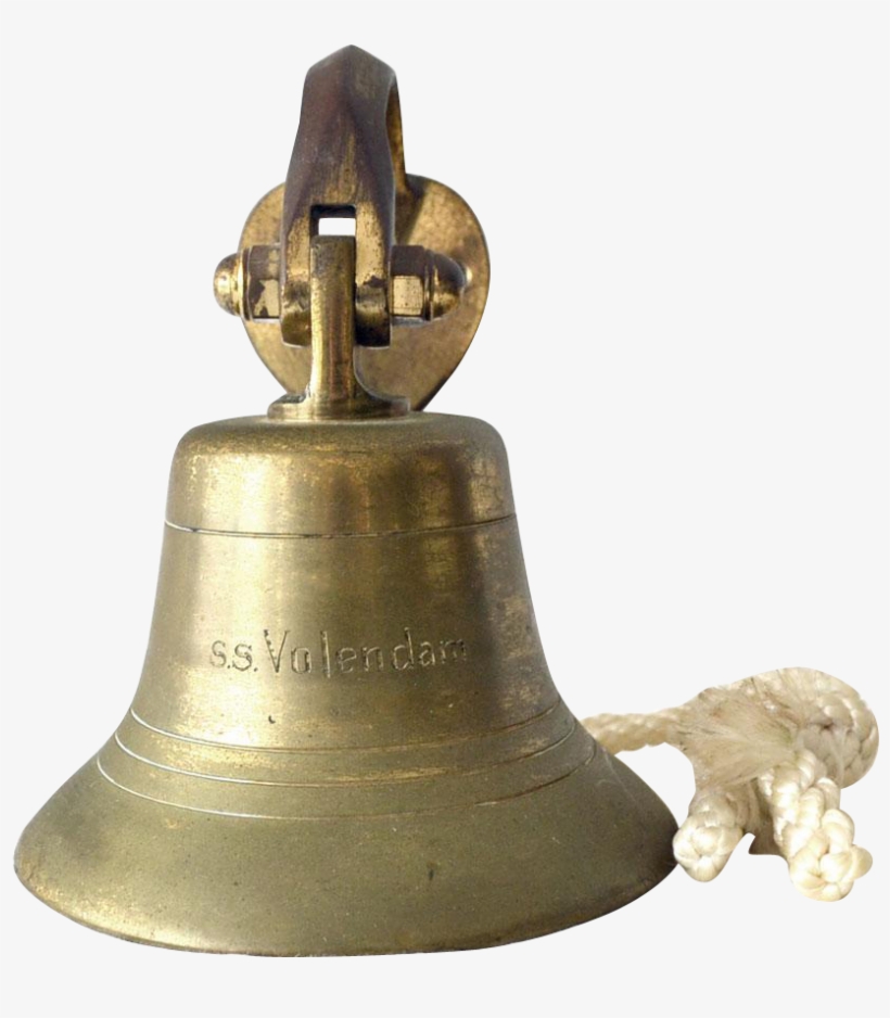 Nautical Ship Bell Ss Volendam - Ss Volendam, transparent png download