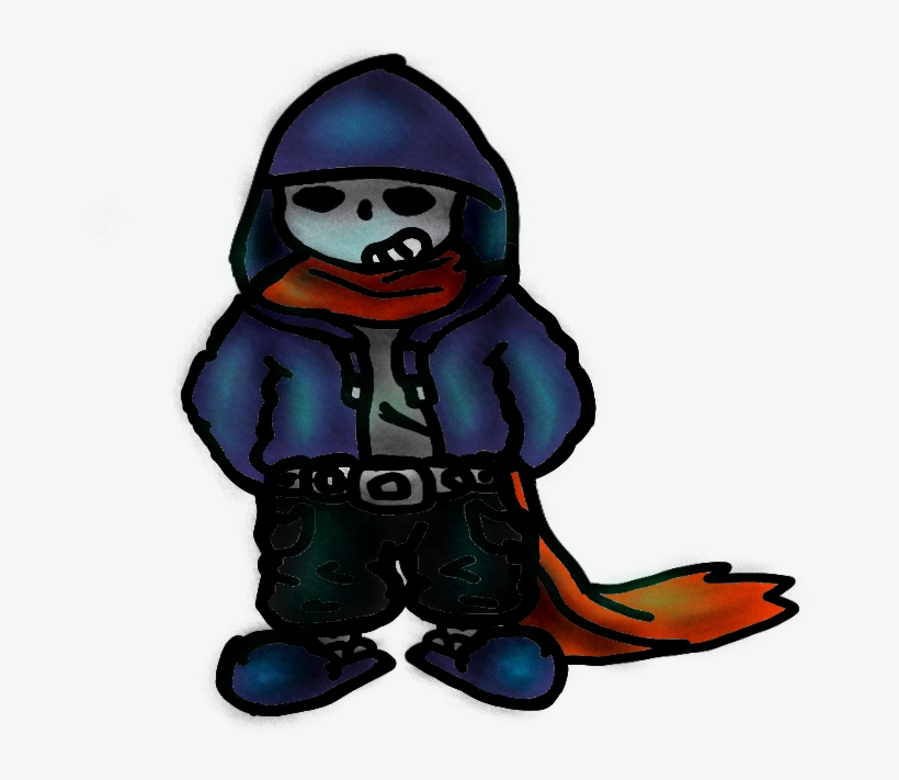 A Hooded Figure Watches The Commotion From Afar Time - Watch, transparent png download