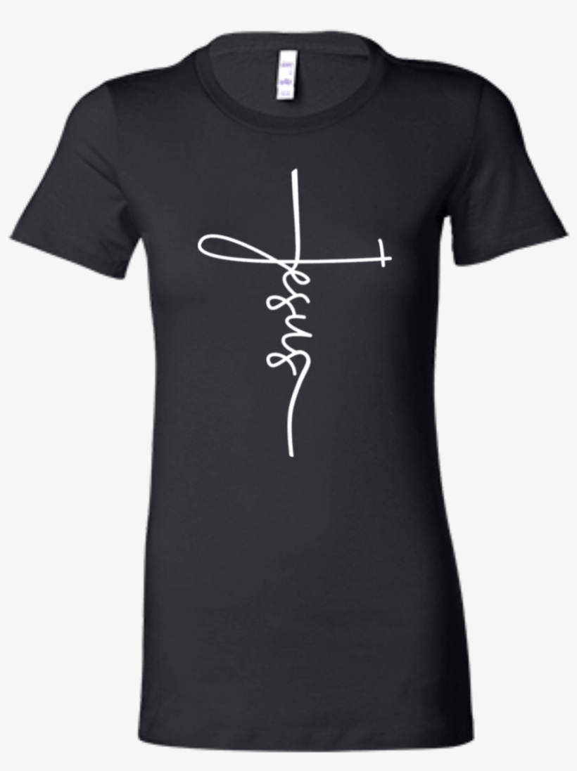 Rko Bella White Logo T-shirt - Gildan Black Womens V Neck, transparent png download