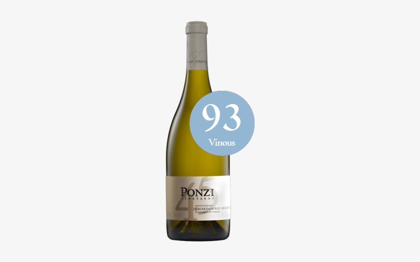 2015 Ponzi Chardonnay Reserve - Chardonnay, transparent png download