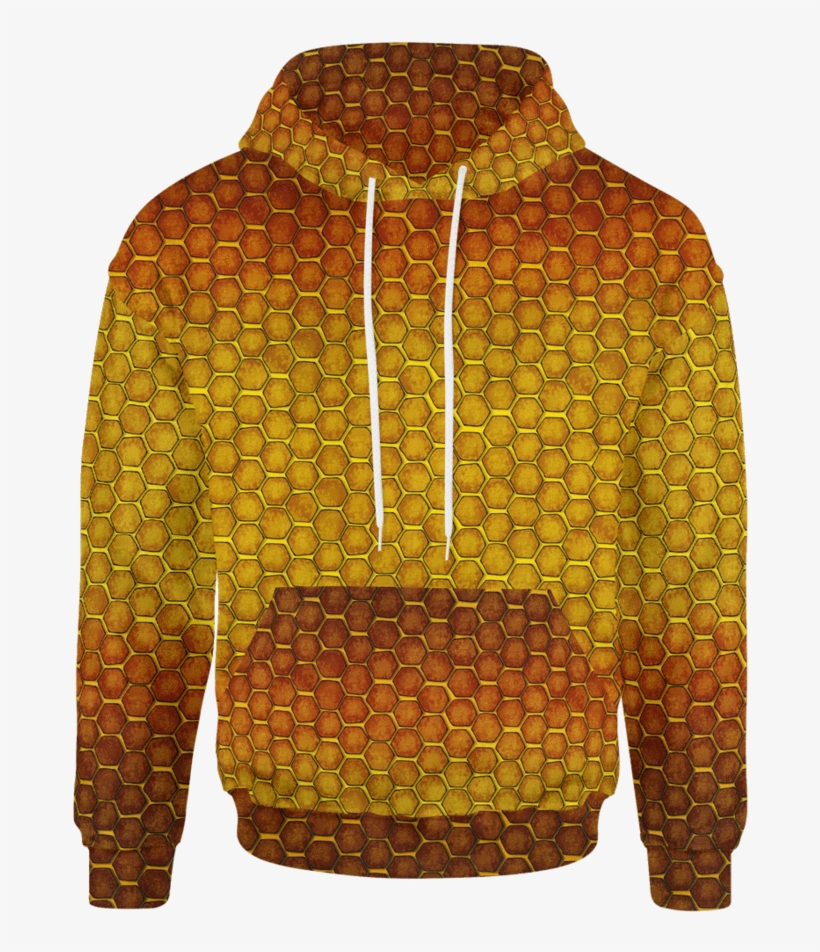 Honeycomb Unisex Hoodie - Hoodie, transparent png download