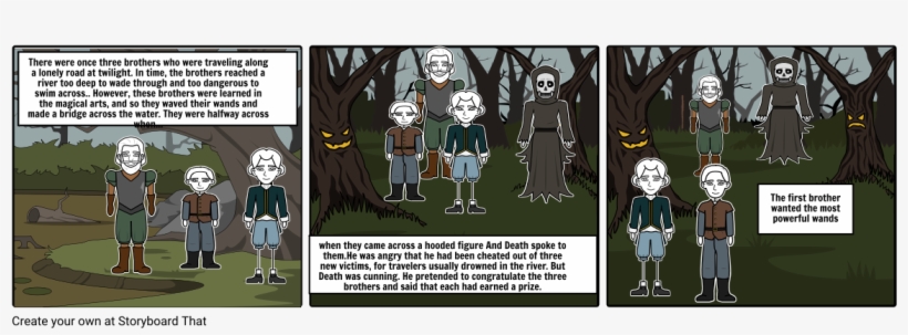 The Three Brothers Part1 - Cartoon, transparent png download