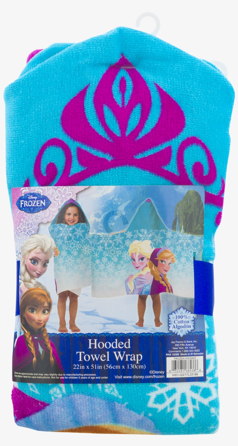 Disney Frozen Hooded Towel Wrap / Cape - Elsa, transparent png download
