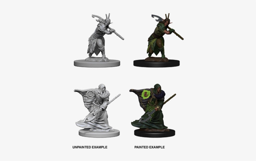 Dnd Unpainted Minis Wv 4 Elf Male Druid - Nolzur's Marvelous Miniatures Druid, transparent png download
