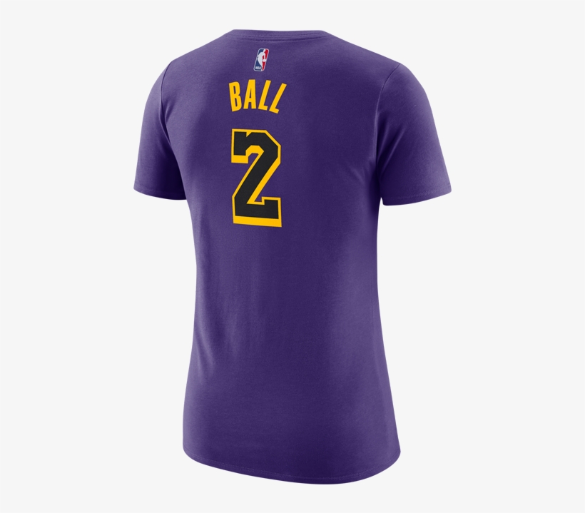 Los Angeles Lakers City Edition Women's Lonzo Ball - Lonzo Ball, transparent png download