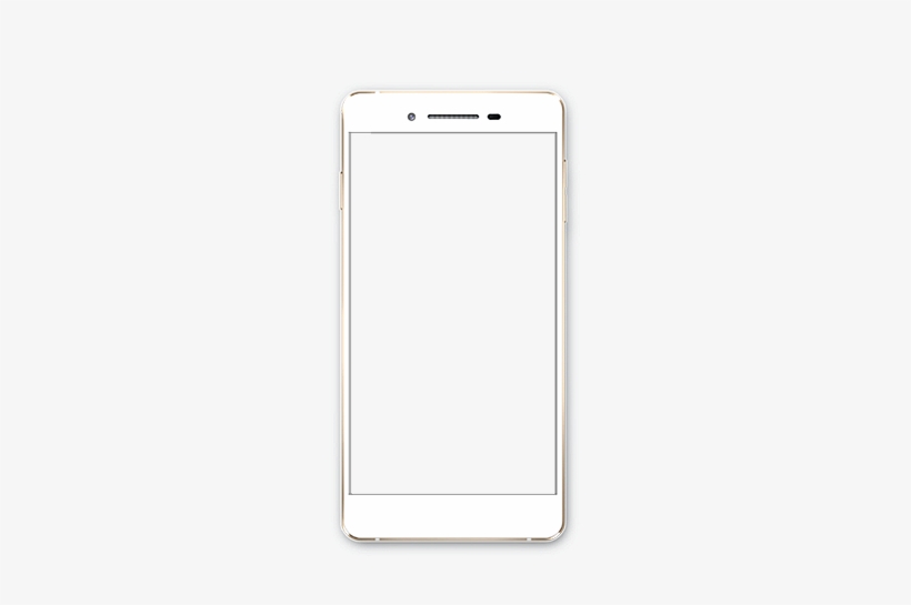 Celular - Iphone 6 White Frame, transparent png download