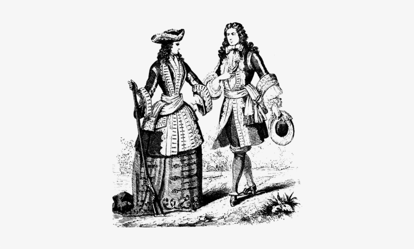 Here - Clothing 1900 Drawing Transparent Background, transparent png download