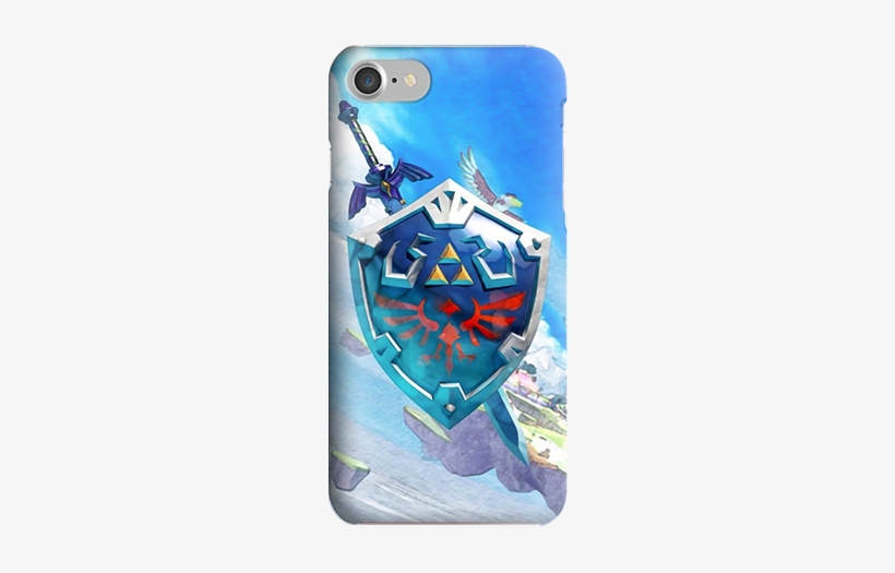 Funda Para Celular Zelda Watercolor - Escudo Zelda Breath Of The Wild, transparent png download