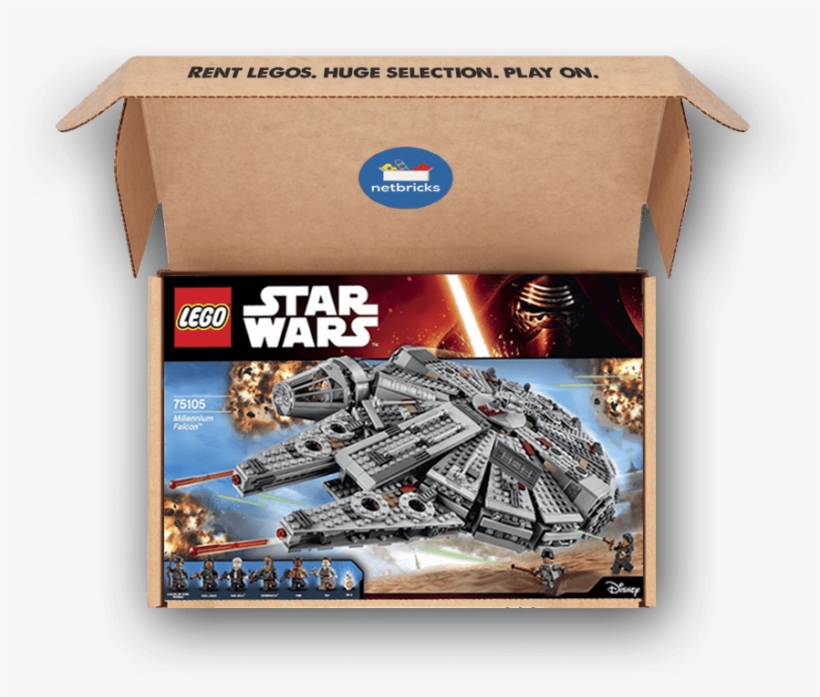 Huge Selection - Lego 75105 Star Wars Millennium Falcon, transparent png download