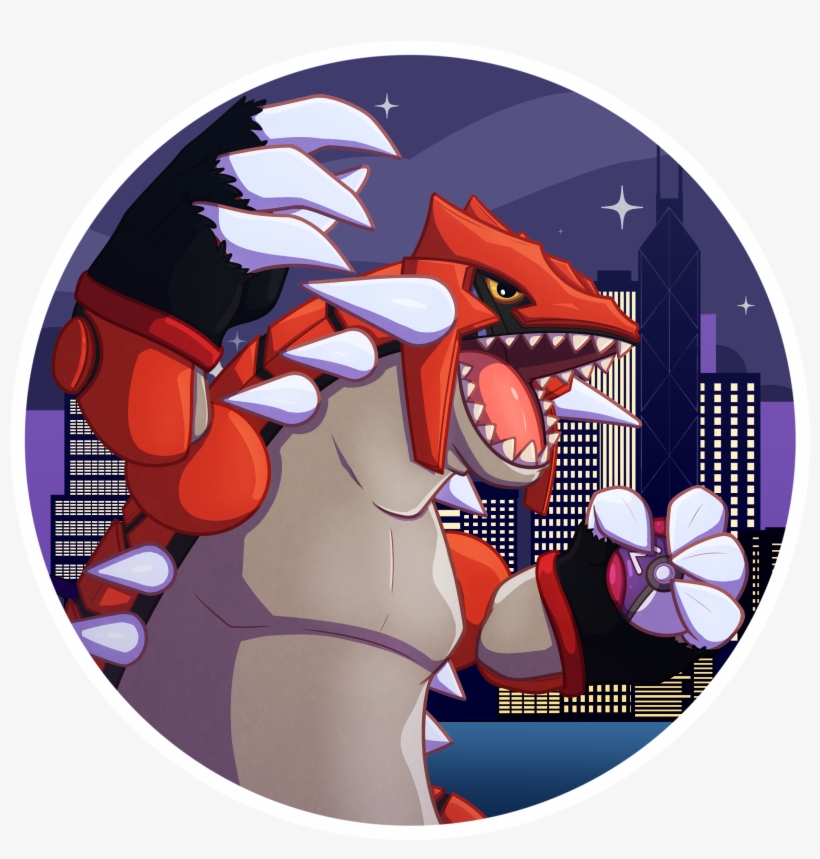 Groudon Night - Cartoon, transparent png download