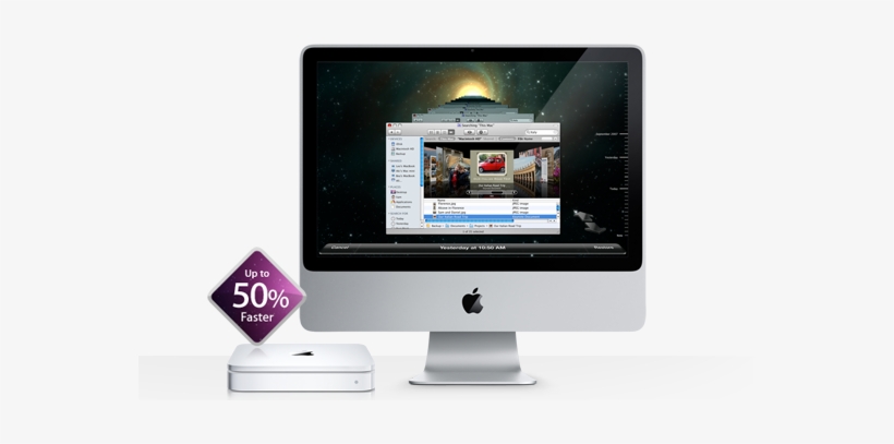 23 Jun 2009 - Apple Imac - 24" Lcd - Core 2 Duo 2.93 Ghz - 4 Gb Ram, transparent png download