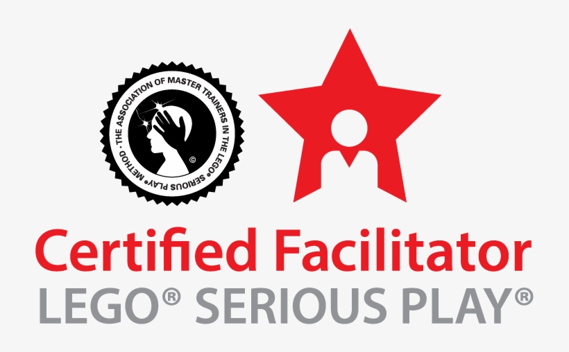 Lsp Certifiedfacilitator Logo Redblack Ol Final 101416 - Lego Serious Play Certified, transparent png download