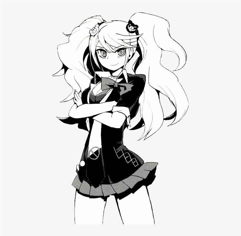 Transparent Dr Manga Scan Dangan Ronpa Junko Enoshima - Danganronpa Junko Enoshima Manga, transparent png download